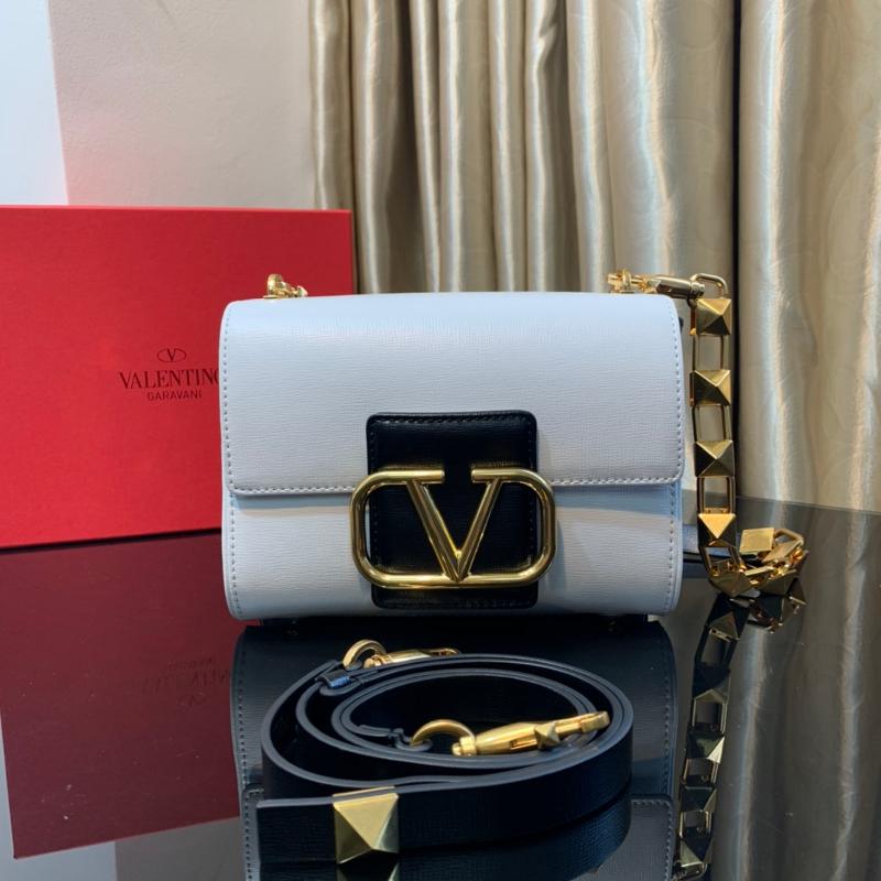 Valentino Shoulder Tote Bags VA0096 white to black